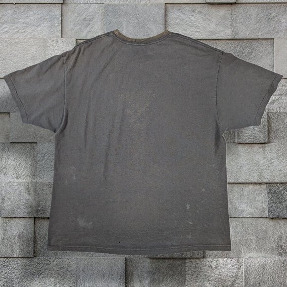 Distressed Jimi Hendrix Experience Live At Filmore East Mens T-Shirt Gray sz 2X - Picture 2 of 6